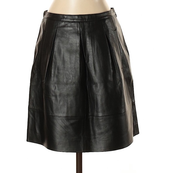 JCrew Leather Skirt - GREAT CONDITION - Picture 1 of 2